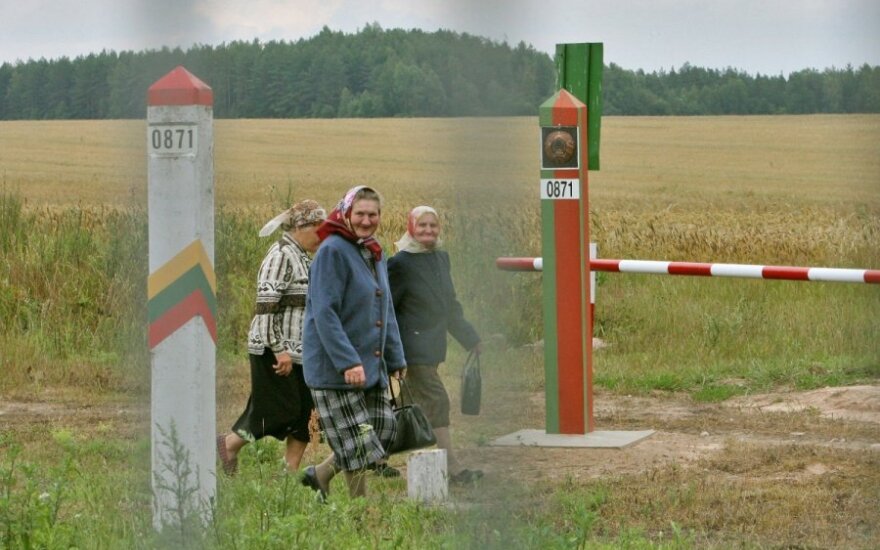 Belorussian Lithuania border
