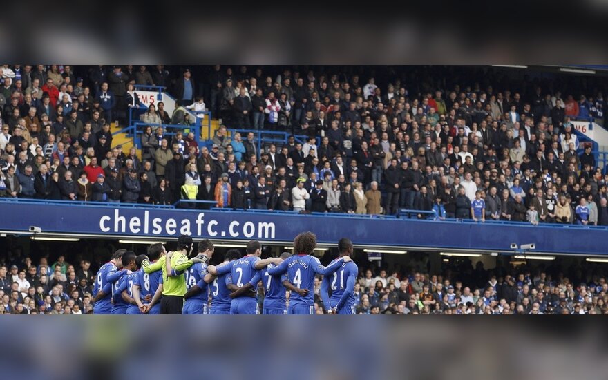 "Chelsea" klubas prieš mačą "Stamford Bridge" stadione