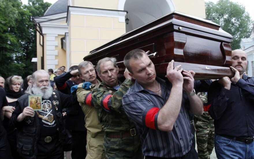 Jurijaus Budanovo laidotuvės
