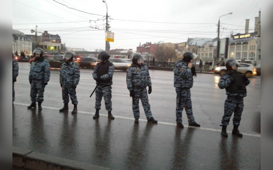 Митингующие в Москве (фото - Г.Гамидов)
