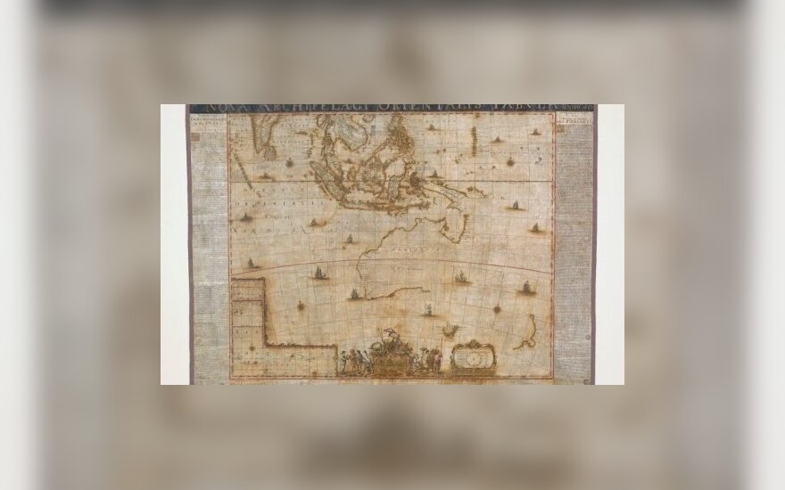 Представлена уникальная карта Австралии, созданная за сто лет до экспедиции Кука