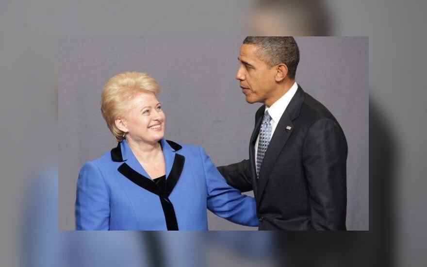 Dalia Grybauskaitė ir Barakas Obama    (Dž. Barysaitės nuotr.)