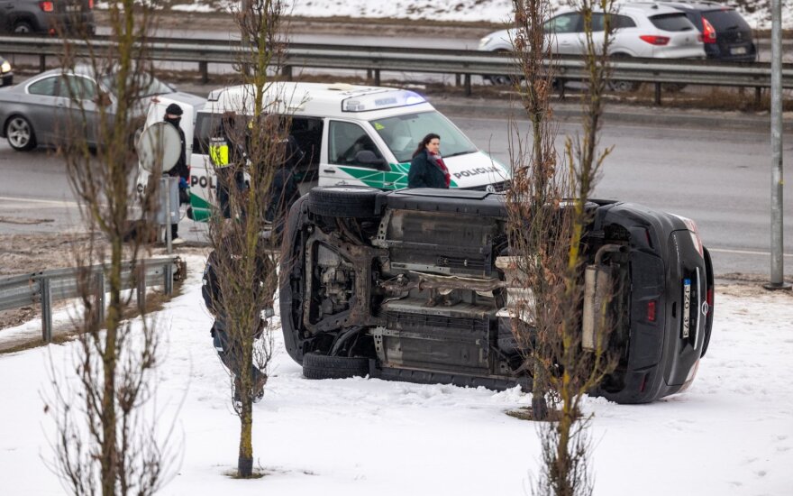 Avarija Vakariniame aplinkelyje