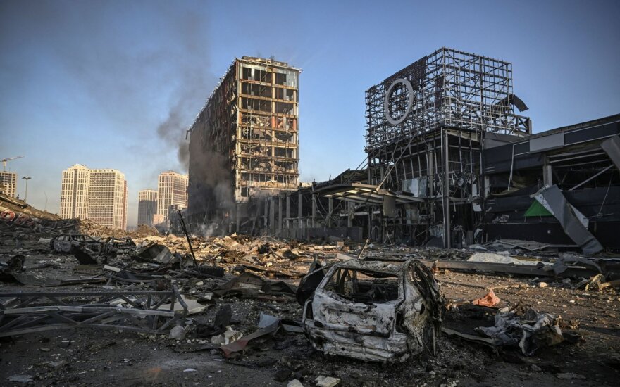 В Киеве уничтожен торговый центр – проект литовской инвестиционной компании