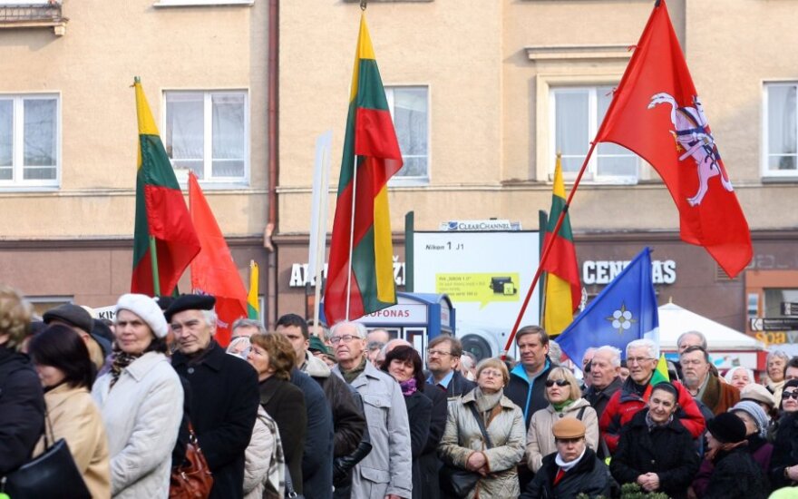 W Wilnie odbył się kolejny wiec