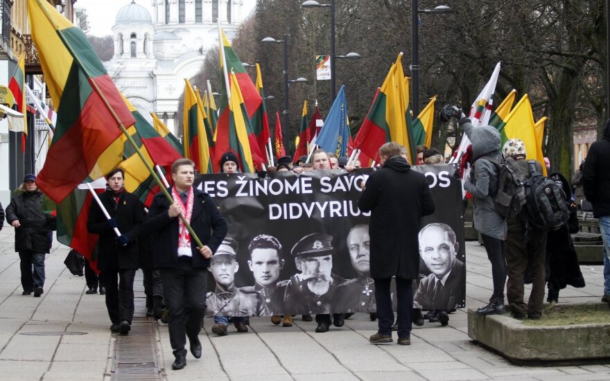 В Каунасе прошло шествие с лозунгом "Литва наша"