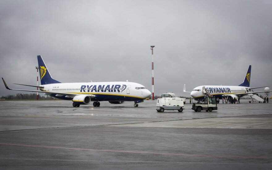 Ryanair обещает новые маршруты из литовских городов