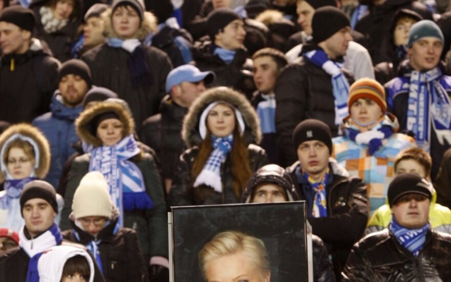 "Zenit" fanai pagerbia Marinos Malafejevos atminimą