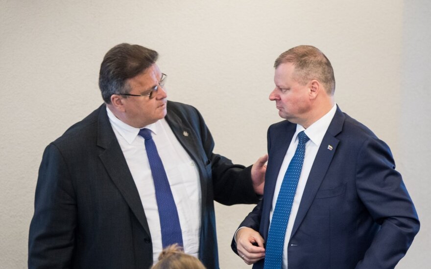 Linas Linkevičius, Saulius Skvernelis