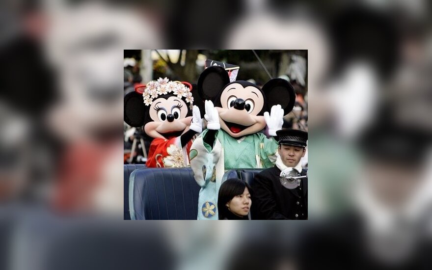 Walto Disney'aus personažai Peliukas Mikis ir Minė