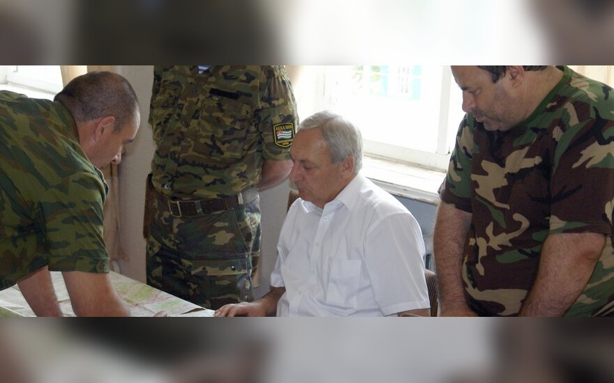Abchazų separtistų vadas S.Bagapšas palnuoja puolimą