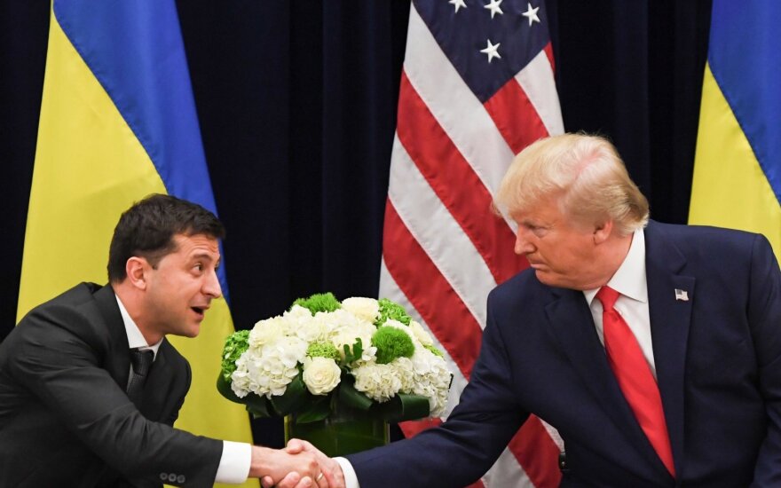 V.Zelenskis susitiko su D.Trumpu