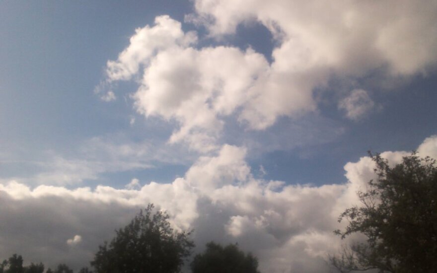 Įdomūs debesys, DELFI skaitytojo Ryčio nuotr.