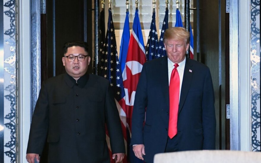 Donaldas Trumpas, Kim Jong Unas