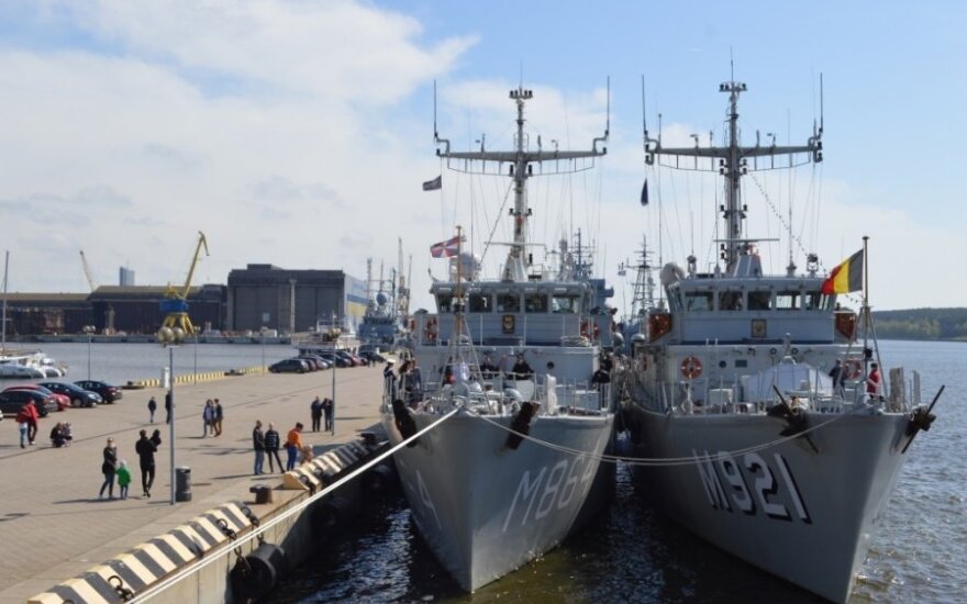 В Балтийском море проходят крупные военные учения