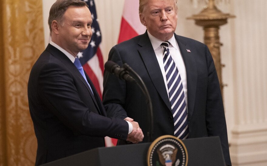 A. Duda susitiko su D. Trumpu