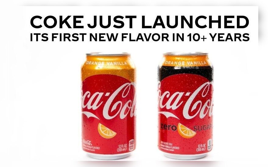 У Coca-Cola появится новый вкус — апельсин с ванилью