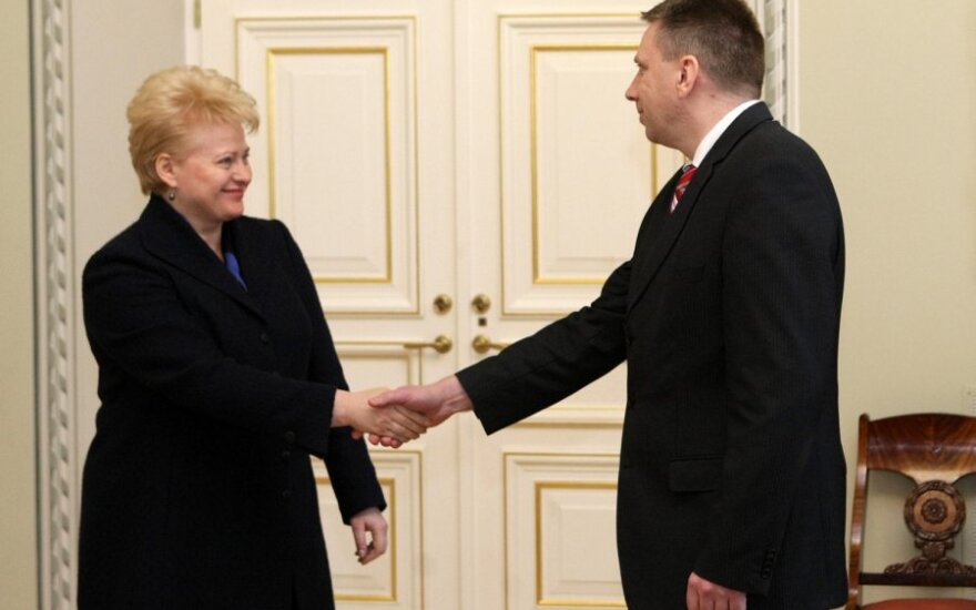 Dalia Grybauskaitė ir Darius Valys