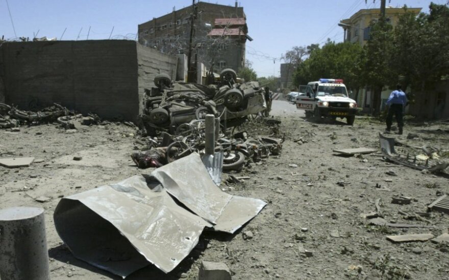 Užpulta NATO bazė Afganistane