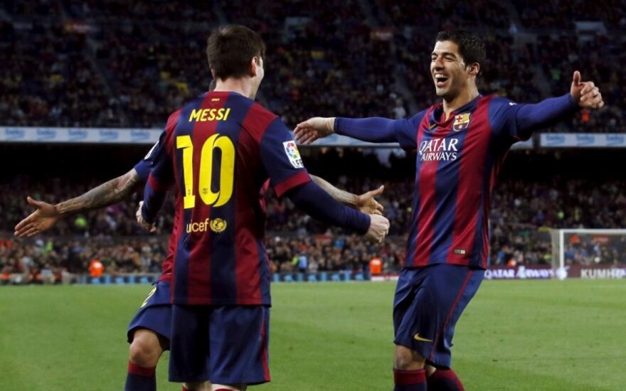 Lionelis Messi ir Luisas Suarezas