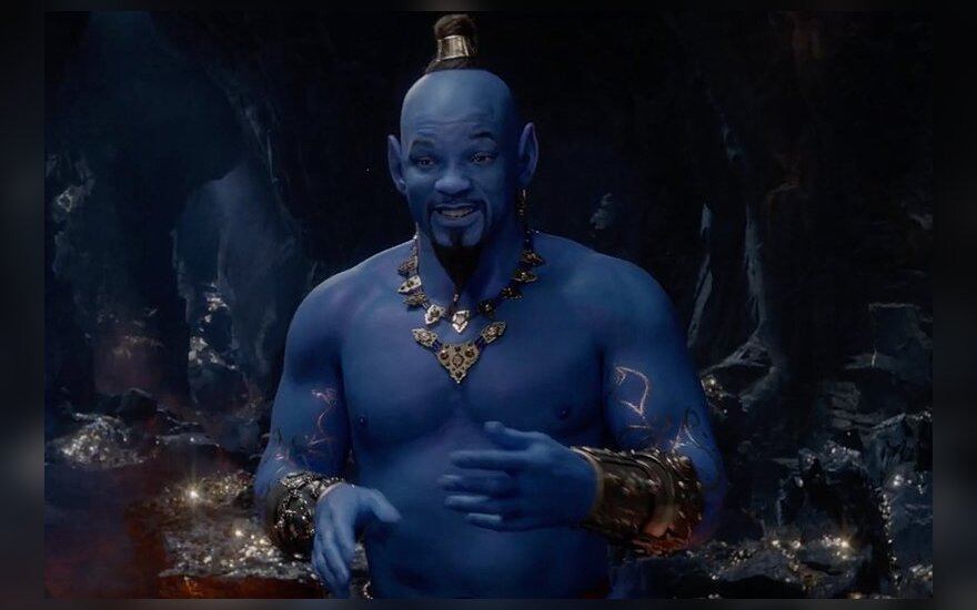 ВИДЕО: Уилл Смит стал очень синим в трейлере "Аладдина"