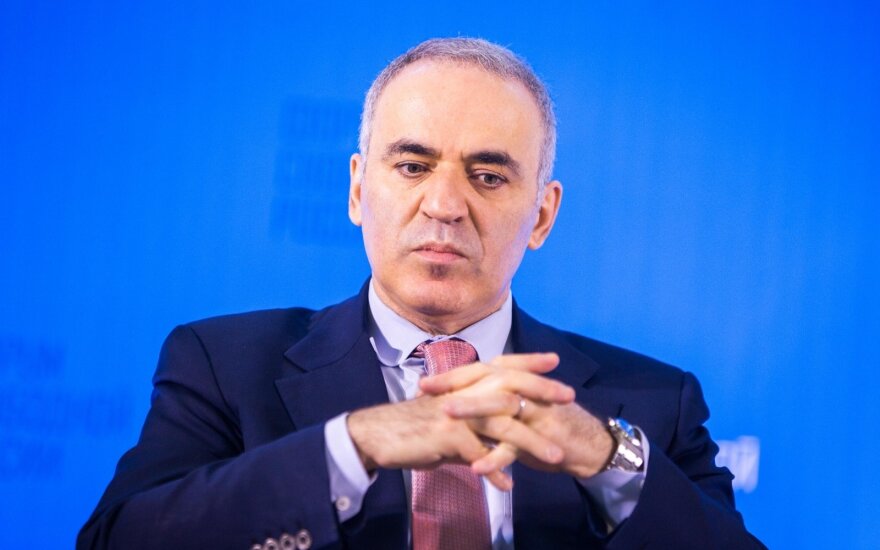 Garry Kasparov at the first Free Russia Forum in Lithuania