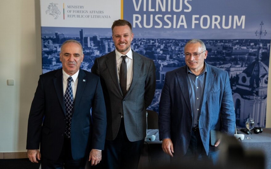 Garry Kasparov, Gabrielius Landsbergis, Michail Chodorkovsky