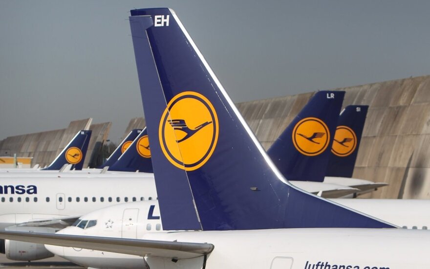 Lufthansa отменила полеты из Вильнюса