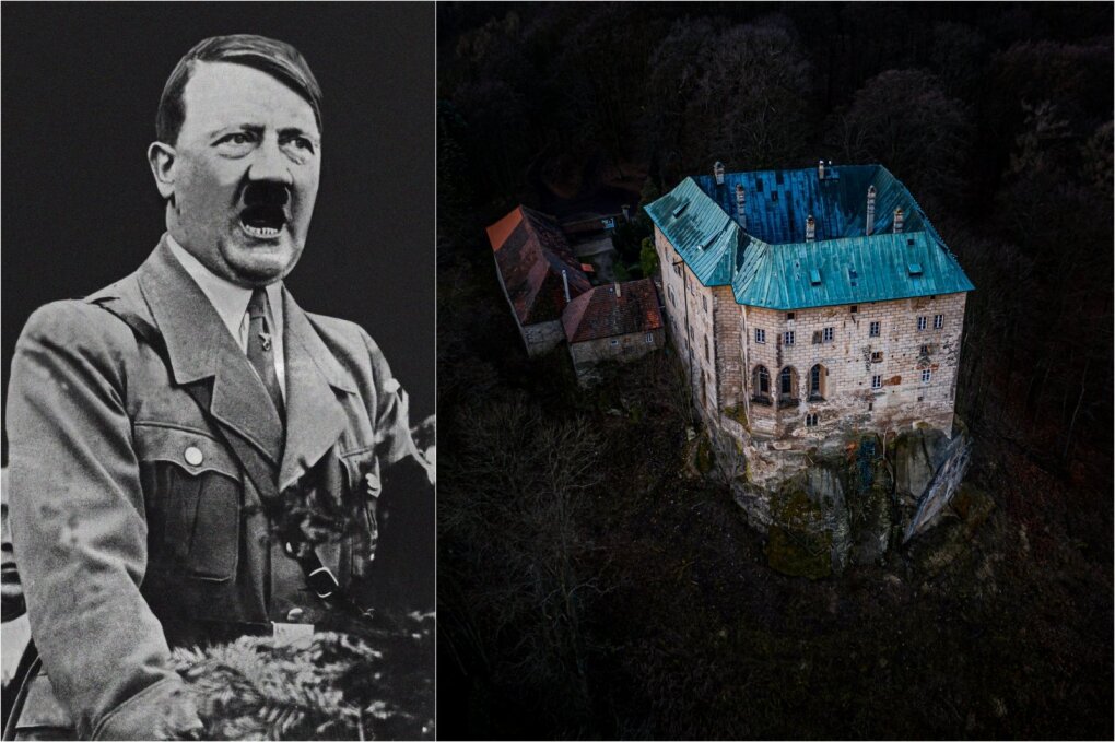 A. Hitleris ir  Hrad Houska pilis