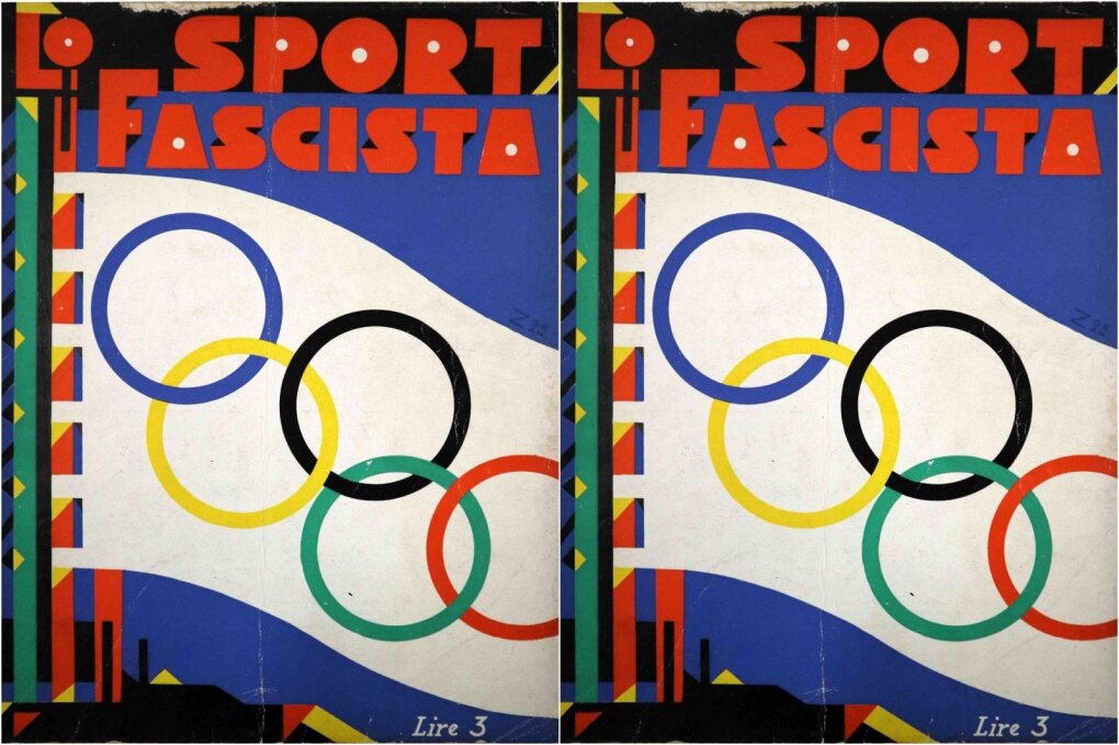 Žurnalo „Lo sport fascista“ viršelis. 1930. Fondazione Cirulli nuosavybė