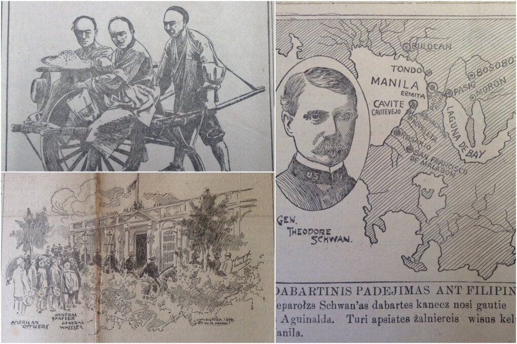 Nuotraukos skelbtos laikraštyje "Saulė" 1898-1901 m.