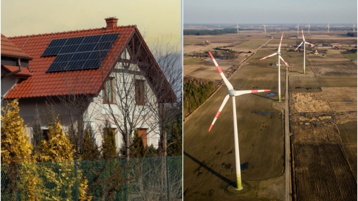 Saulės elektrinės ir vėjo jėgainės