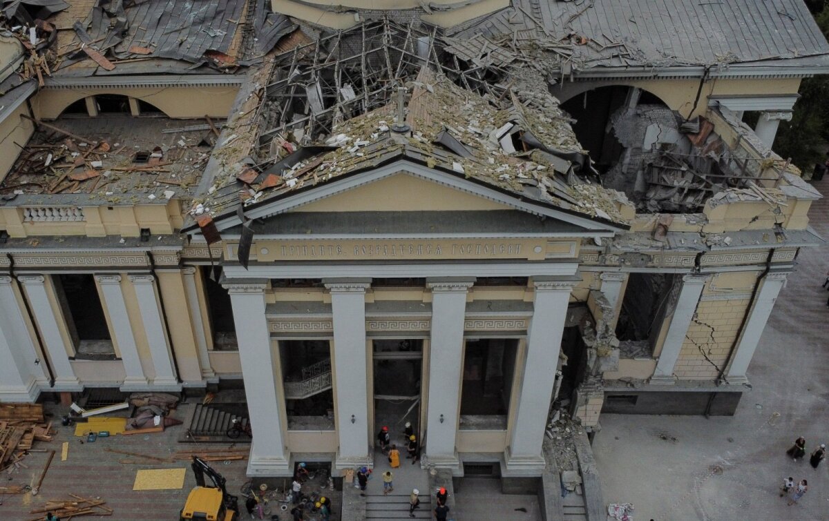I migliori architetti italiani contribuiranno alla ricostruzione della cattedrale di Odessa bombardata dai russi