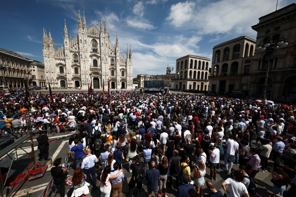 Funerali di Stato di Berlusconi a Milano