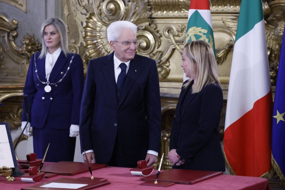 Meloni è diventata la prima donna a prestare giuramento come primo ministro italiano