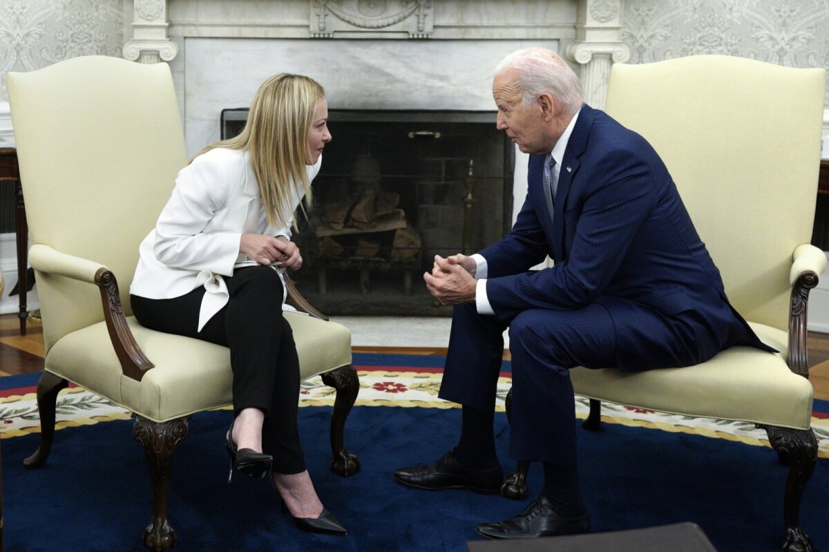 Biden incontra il premier italiano Meloni: elogiato per il suo sostegno all’Ucraina