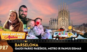 <em>Šeima ant ratų. Afrikos link.</em> Painus eismas, Gaudi parko paieškos, metro, ančiukai ir kiti nuotykiai Barselonoje