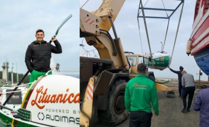 Aurimui Valujavičiui teko atidėti istorinę kelionę per Atlantą: koją pakišo motulė gamta