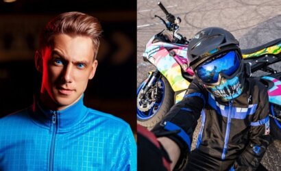 Motoakrobatas, populiaresnis už daugelį Lietuvos nuomonės formuotojų: jo motociklo dizainas tiesiog sprogo internete