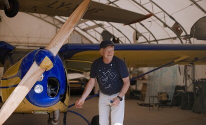 Rami pensija – ne Rolandui: užuot ilsėjęsis, konstruoja lėktuvus ir bando juos ore