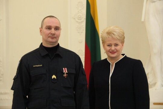 Arturas Voitekėnas ir Dalia Grybauskaitė