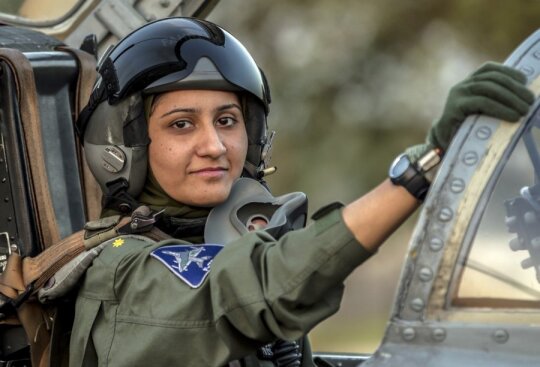 Naikintuvo pilotė Ayesha Farooq