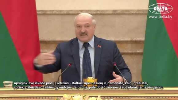 Lukašenka artėja prie pavojingos ribos: į Lietuvą „ginti moterų“ žada paleisti ginkluotus radikalus
