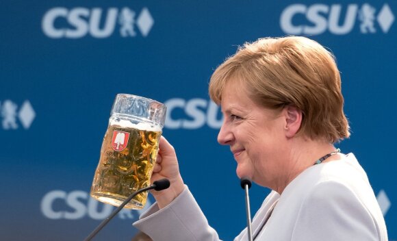 A. Merkel alaus šventėje