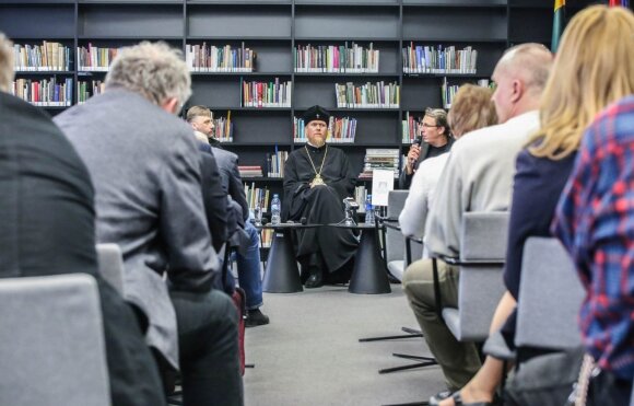 Встреча с украинскими священниками в Литовской национальной библиотеке им.М.Мажвидаса