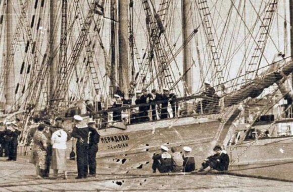 Nuotrauka iš jūrų kapitono P. Korneliuko archyvo
