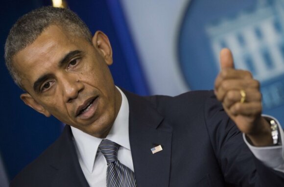 Barackas Obama surengė spaudos konferenciją dėl lėktuvo katastrofos