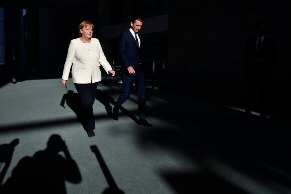 Angela Merkel, Sebastianas Kurzas