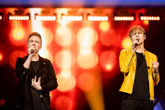 Titas ir Benas „Eurovizijos“ nacionalinės atrankos pusfinalyje