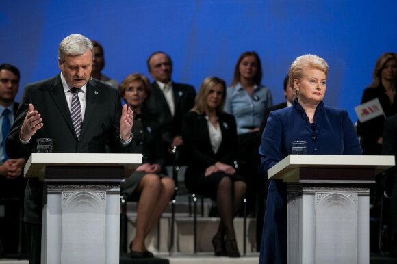 Bronis Ropė ir Dalia Grybauskaitė
